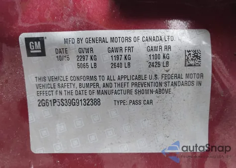 2016 Cadillac Xts Premium Collection from USA, damaged, VIN 2G61P5S39G9132388